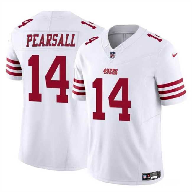 Youth San Francisco 49ers #14 Ricky Pearsall White 2024 Draft F.U.S.E. Vapor Untouchable Limited Stitched Jersey Dzhi